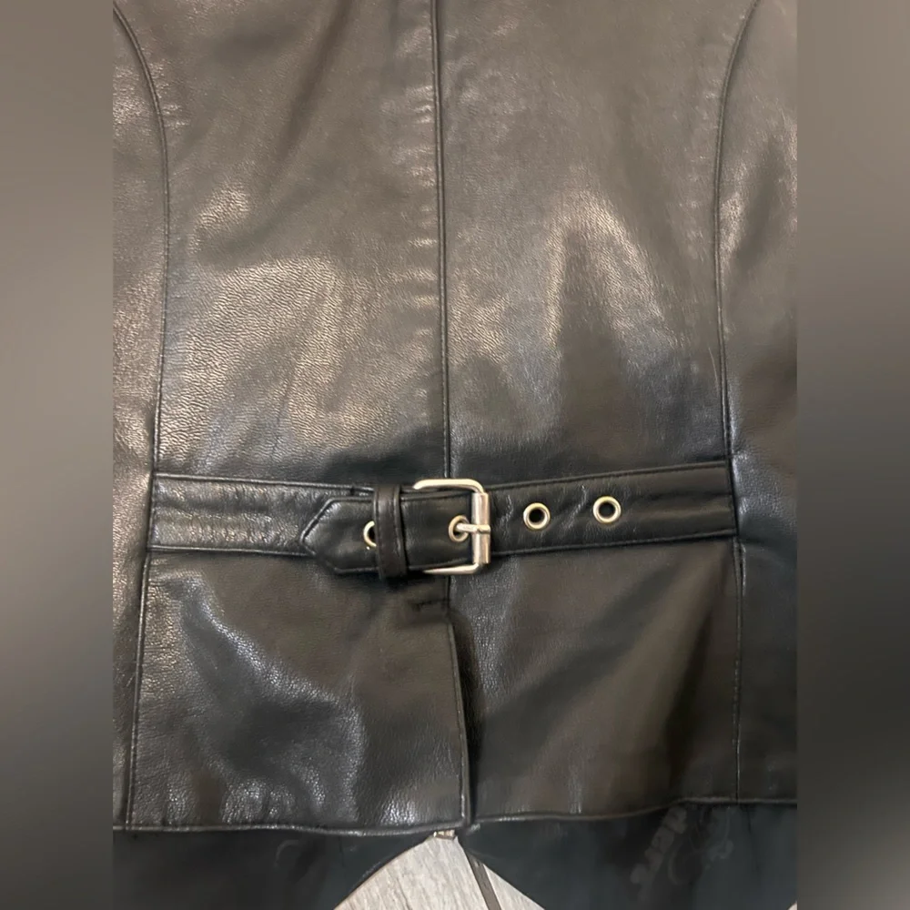 Easy rider leather vest like new - Picture 6 of 11